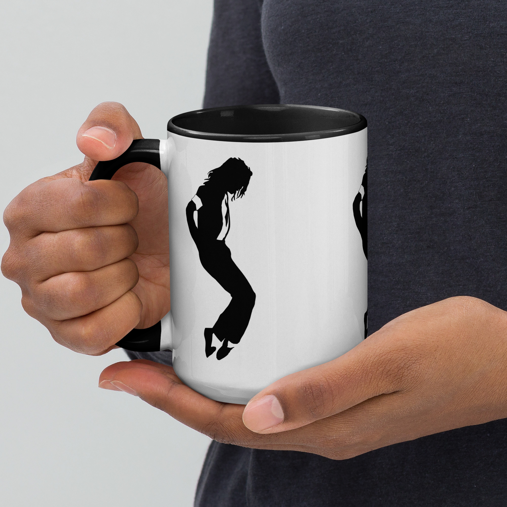 Michael Jackson Toe Stand Silhouette Mug