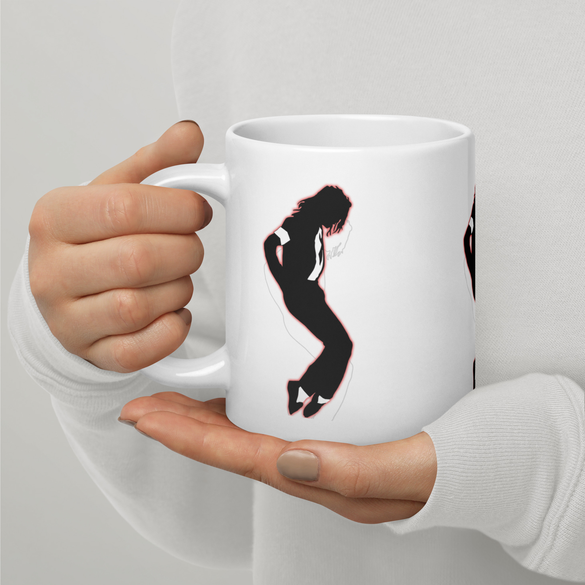 Michael Jackson Silhouette Design Mug - Image 2